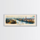 Verona Italy Travel Art, City Art, Framed Canvas Print or Metal Wall Art, Europe Travel Poster, Panoramic Wall Art, Extra Wide Wall Art