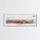 Wakefield United Kingdom Travel Print Wall Art, Panoramic City Art, Travel Art, Wall Decor, Vacation Gift, Framed Canvas Print Or Metal Art