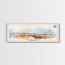 Worthing United Kingdom Wall Art, Panoramic Travel Poster, Panoramic Framed Canvas Print, City Wall Art, Wall Hanging Home Decor, Travel Art