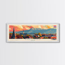 Kaposvar Hungary Travel Print Wall Art, Panoramic City Art, Travel Art, Wall Decor, Vacation Gift, Framed Canvas Print Or Metal Art