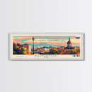 Kemerovo Russia Travel Print Wall Art, Panoramic City Art, Travel Art, Wall Decor, Vacation Gift, Framed Canvas Print Or Metal Art