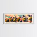 Kolding Denmark Travel Print Wall Art, Panoramic City Art, Travel Art, Wall Decor, Vacation Gift, Framed Canvas Print Or Metal Art