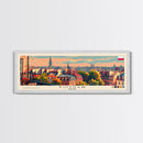 Pozna Poland Travel Art, City Art, Framed Canvas Print or Metal Wall Art, Europe Travel Poster, Panoramic Wall Art, Extra Wide Wall Art