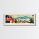 Stavanger Norway Travel Art, City Art, Framed Canvas Print or Metal Wall Art, Europe Travel Poster, Panoramic Wall Art, Extra Wide Wall Art