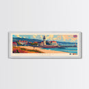 Swansea United Kingdom Wall Art, Panoramic Travel Poster, Panoramic Framed Canvas Print, City Wall Art, Wall Hanging Home Decor, Travel Art