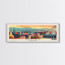 Wakefield United Kingdom Travel Print Wall Art, Panoramic City Art, Travel Art, Wall Decor, Vacation Gift, Framed Canvas Print Or Metal Art