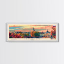 Yaroslavl Russia Wall Art, Panoramic Travel Poster, Panoramic Framed Canvas Print, City Wall Art, Wall Hanging Home Decor, Travel Art