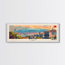 Izmir Turkey Travel Print Wall Art, Panoramic City Art, Travel Art, Wall Decor, Vacation Gift, Framed Canvas Print Or Metal Art