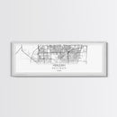 Panoramic Hialeah City Map, Florida Art, Map Print, Minimalist Wall Art, Canvas Art, Housewarming Gift, Street Map Art, Closing Gift
