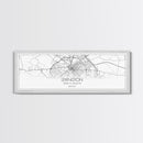 Panoramic Lexington City Map, Kentucky Art, Map Print, Minimalist Wall Art, Canvas Art, Housewarming Gift, Street Map Art, Closing Gift