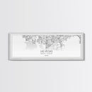 Panoramic Las Vegas  City Map, Nevada Art, Map Print, Minimalist Wall Art, Canvas Art, Housewarming Gift, Street Map Art, Closing Gift
