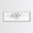 Panoramic Lubbock City Map, Texas Art, Map Print, Minimalist Wall Art, Canvas Art, Housewarming Gift, Street Map Art, Closing Gift