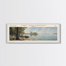 Lake Sam Rayburn, Boho Art, Serene Landscape, Travel Poster Art, Wall Art, Home Decor, Nature Scene, Lake Painting, Minimalist Art, Rustic Art, Travel Print, Framed Canvas Print, Lake House Decor, Panoramic Print