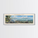 Seneca Lake New York Panoramic Framed Canvas Print, Lake House Decor, Wall Art, Travel Poster, Serene Lake Scene, Bedroom Decor