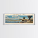 Spooner Lake Nevada Panoramic Framed Canvas Print, Lake House Decor, Wall Art, Travel Poster, Serene Lake Painting, Modern Art