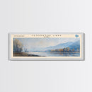 Teshekpuk Lake Panoramic Wall Art, Framed Canvas Print, Lake House Decor, Travel Poster, Scenic Lake Scene, Bedroom Decor, Home Art