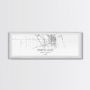Panoramic Port St Lucie City Map, Florida Art, Map Print, Minimalist Wall Art, Canvas Art, Housewarming Gift, Street Map Art, Closing Gift