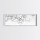 Panoramic Riverside City Map, California Art, Map Print, Minimalist Wall Art, Canvas Art, Housewarming Gift, Street Map Art, Closing Gift