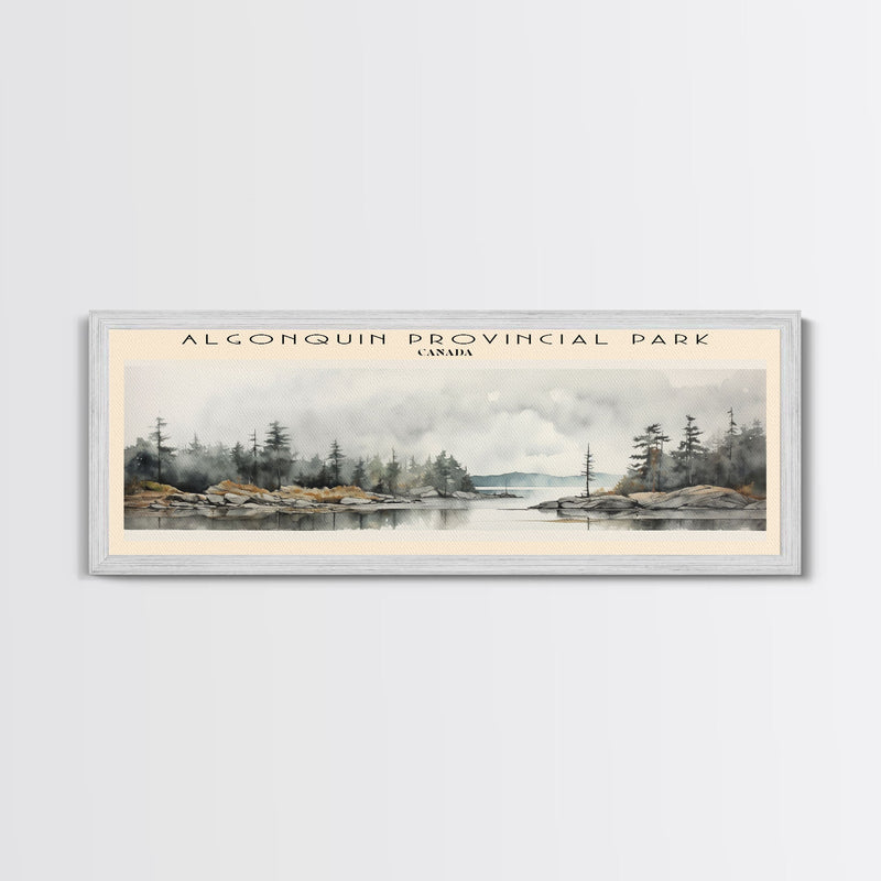 Algonquin Provincial Park Travel Print Wall Art, Travel Poster Print, Retro Style Home Decor, Wall Hanging, Travel Gift Idea, Metal Art