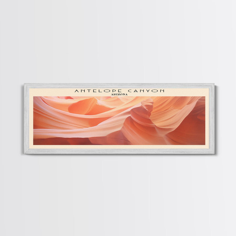 Antelope Canyon Travel Print Wall Art, Travel Poster Print, Retro Style Home Decor, Wall Hanging, Travel Gift Idea, Unique Metal Art