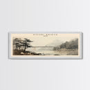 Kouri Bridge COUNTRY | Framed Travel Poster Canvas Print | Trendy Wall Art | Watercolor Painting | Living Room Art | Unique Art