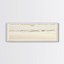 Lencois Maranhenses National Park COUNTRY Travel Poster Print, Framed Canvas Print, COUNTRY Travel Art, Wood Framed Art, Wall Hanging, Home Decor