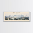Palenque COUNTRY | Framed Travel Poster Canvas Print | Trendy Wall Art | Watercolor Painting | Living Room Art | Unique Art