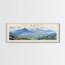 Pico da Neblina COUNTRY | Framed Travel Poster Canvas Print | Trendy Wall Art | Watercolor Painting | Living Room Art | Unique Art