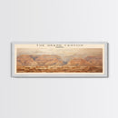 The Grand Canyon COUNTRY | Framed Travel Poster Canvas Print | Trendy Wall Art | Watercolor Painting | Living Room Art | Unique Art