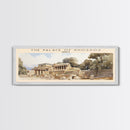 The Palace of Knossos Travel Print Wall Art, Travel Poster Print, Retro Style COUNTRY Home Decor, Wall Hanging, Travel Gift Idea, Unique Metal Art