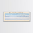 The Uyuni Salt Flats COUNTRY | Framed Travel Poster Canvas Print | Trendy Wall Art | Watercolor Painting | Living Room Art | Unique Art