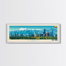 Ambato, Ecuador Panoramic Travel Poster Canvas Print, Ambato, Ecuador Painting, Ecuador Art, Ambato Travel Art, Guest Room Painting