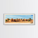 Awdal, Somalia Panoramic Travel Poster Canvas Print, Awdal, Somalia Painting, Somalia Art, Awdal Panoramic Travel Art, Travel Painting