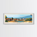 Botshabelo, South Africa Travel Poster Panoramic Canvas Print, Botshabelo, South Africa Painting, South Africa Art, Botshabelo Travel Art, Guest Room Painting