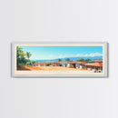 Cabinda, Angola Panoramic Travel Poster Canvas Print, Cabinda, Angola Painting, Angola Art, Cabinda Travel Art, Guest Room Painting