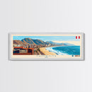 Chimbote, Peru Panoramic Travel Poster Canvas Print, Chimbote, Peru Painting, Peru Art, Chimbote Travel Art, Living Room Painting