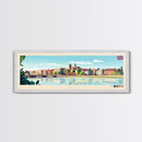 Colchester, England Travel Poster Panoramic Canvas Print, Colchester, England Painting, England Art, Colchester Travel Art, Guest Room Painting