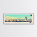 Panoramic Travel Poster Damascus, Syria Canvas Print, Damascus, Syria Painting, Syria Art, Damascus Travel Art, Guest Room Painting