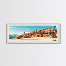 Djelfa, Algeria Panoramic Travel Poster Canvas Print, Djelfa, Algeria Painting, Algeria Art, Djelfa Panoramic Travel Art, Travel Painting