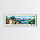 Panoramic Travel Poster Duque de Caxias, Brazil Canvas Print, Duque de Caxias, Brazil Painting, Brazil Art, Duque de Caxias Travel Art, Guest Room Painting