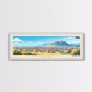 Krugersdorp, South Africa Panoramic Travel Poster Canvas Print, Krugersdorp, South Africa Painting, South Africa Art, Krugersdorp Panoramic Travel Art, Travel Painting