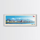 La Florida, Chile Panoramic Travel Poster Canvas Print, La Florida, Chile Painting, Chile Art, La Florida Travel Art, Living Room Painting