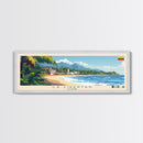 La Libertad, Ecuador Travel Poster Panoramic Canvas Print, La Libertad, Ecuador Painting, Ecuador Art, La Libertad Travel Art, Guest Room Painting