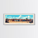 Malanje, Angola Panoramic Travel Poster Canvas Print, Malanje, Angola Painting, Angola Art, Malanje Travel Art, Living Room Painting