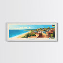 Matola, Mozambique Panoramic Travel Poster Canvas Print, Matola, Mozambique Painting, Mozambique Art, Matola Panoramic Travel Art, Travel Painting