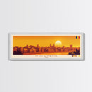 N'Djamena, Chad Panoramic Travel Poster Canvas Print, N'Djamena, Chad Painting, Chad Art, N'Djamena Travel Art, Guest Room Painting