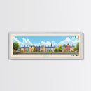 Navan, Ireland Travel Poster Panoramic Canvas Print, Navan, Ireland Painting, Ireland Art, Navan Travel Art, Guest Room Painting