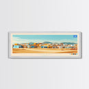 Nugaal, Somalia Panoramic Travel Poster Canvas Print, Nugaal, Somalia Painting, Somalia Art, Nugaal Travel Art, Living Room Painting