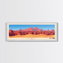 Nyala,  Sudan Travel Poster Panoramic Canvas Print, Nyala,  Sudan Painting,  Sudan Art, Nyala Travel Art, Guest Room Painting