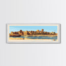 Portoviejo, Ecuador Travel Poster Panoramic Canvas Print, Portoviejo, Ecuador Painting, Ecuador Art, Portoviejo Travel Art, Guest Room Painting
